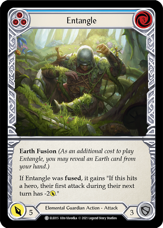 Entangle (Blue) [ELE015] 1st Edition Rainbow Foil