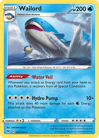 Wailord (32) [Sword & Shield: Vivid Voltage]