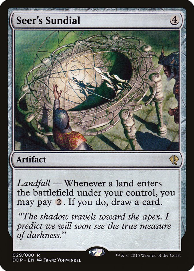 Seer's Sundial [Duel Decks: Zendikar vs. Eldrazi] (DDP 29)