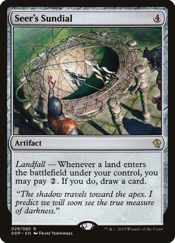 Seer's Sundial [Duel Decks: Zendikar vs. Eldrazi] (DDP 29)