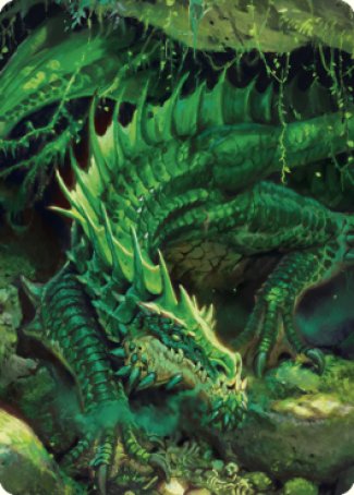 Adult Green Dragon Art Card [Commander Legends: Battle for Baldur's Gate Art Series]