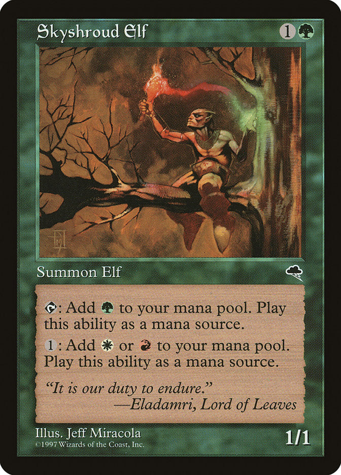 Skyshroud Elf [Tempest] (TMP 255)