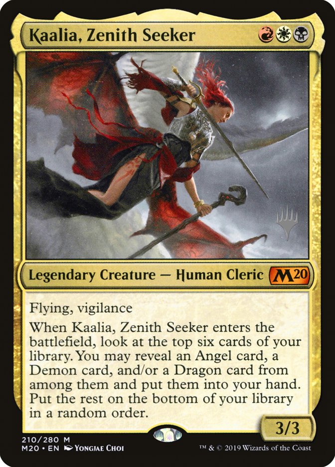 Kaalia, Zenith Seeker (Promo Pack) [Core Set 2020 Promos] (PM20 210P)