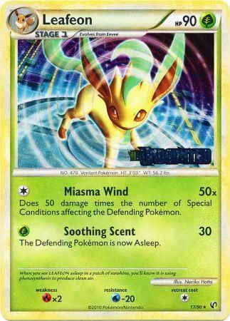 Leafeon (Prerelease Promo) (17) [Nintendo: Black Star Promos]