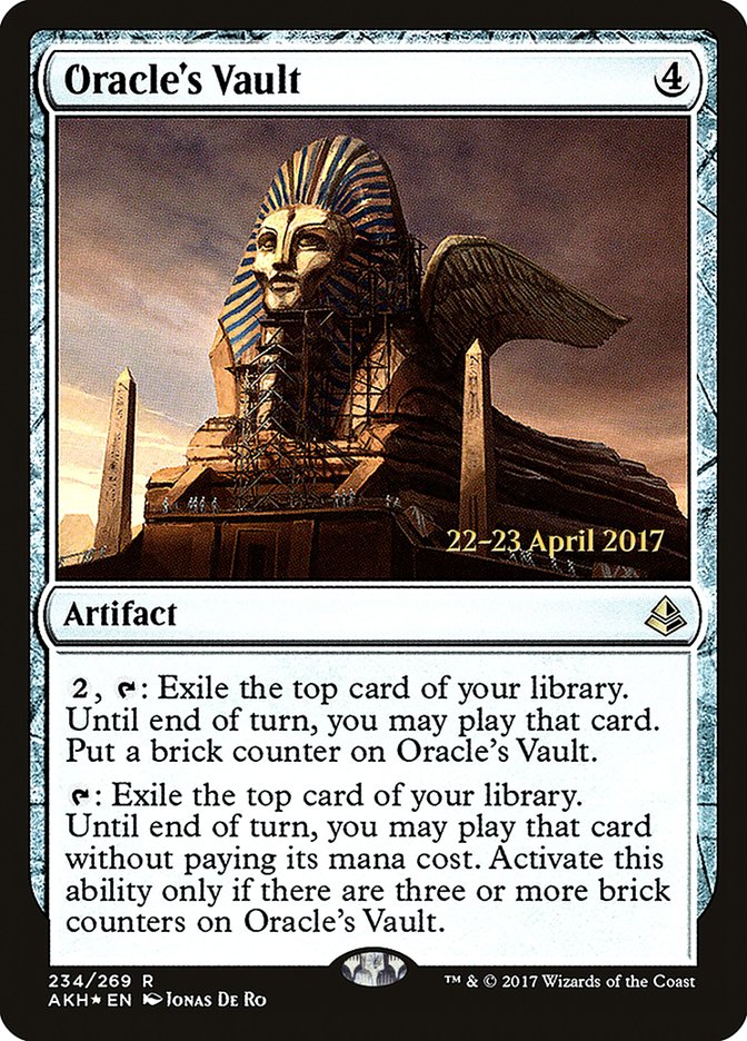 Oracle's Vault  [Amonkhet Prerelease Promos] (PAKH 234S)