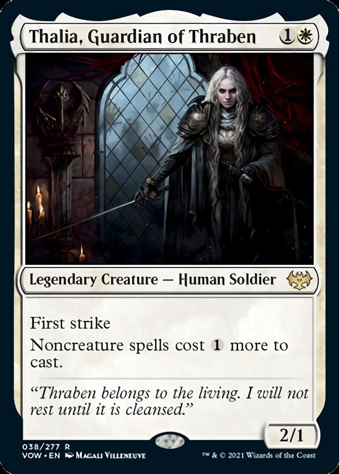 Thalia, Guardian of Thraben [Innistrad: Crimson Vow] (VOW 38)