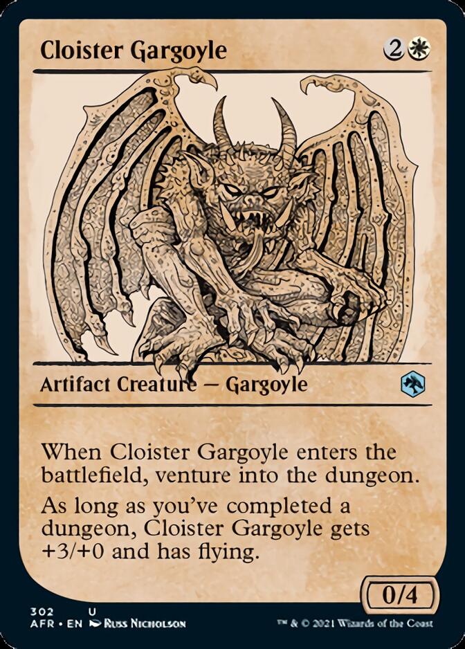 Cloister Gargoyle  (Showcase) [Dungeons & Dragons: Adventures in the Forgotten Realms] (AFR 302)