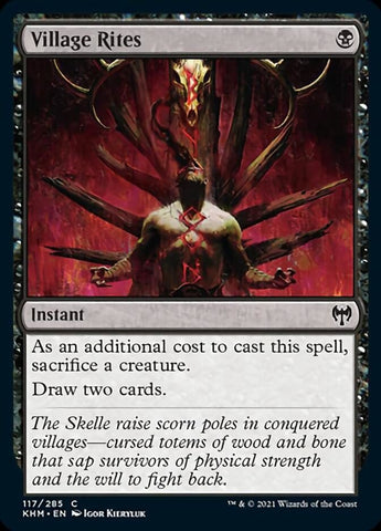Village Rites [Kaldheim] (KHM 117)