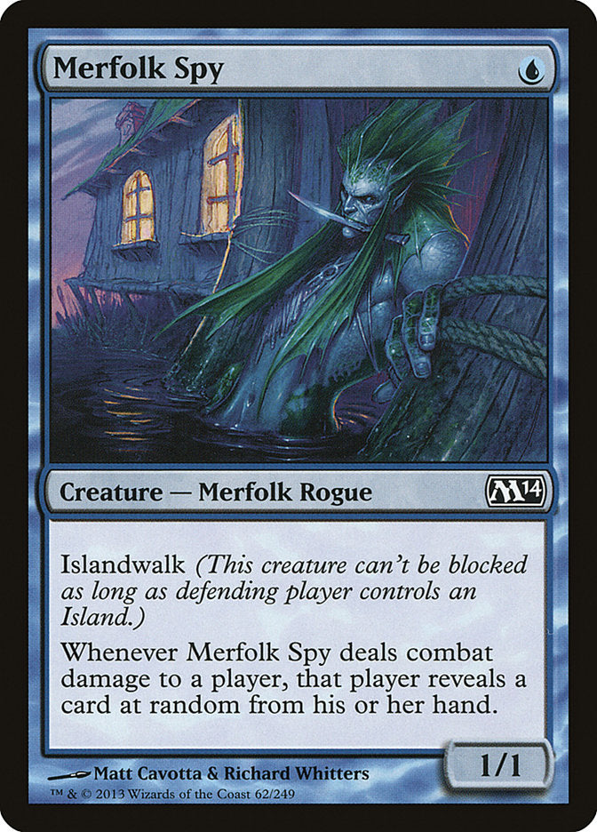 Merfolk Spy [Magic 2014] (M14 62)