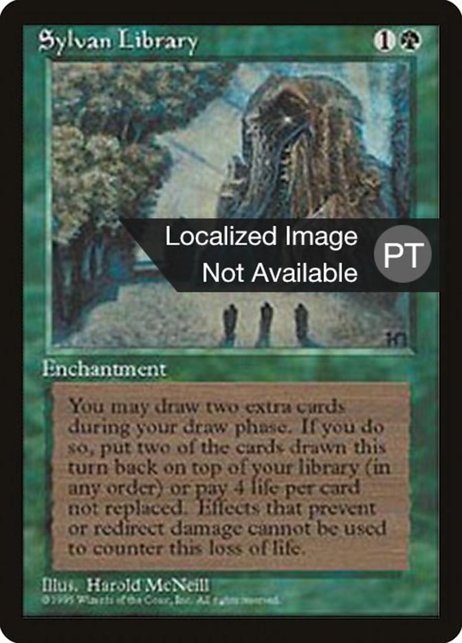 Sylvan Library [Fourth Edition Foreign Black Border] (4BB 273)
