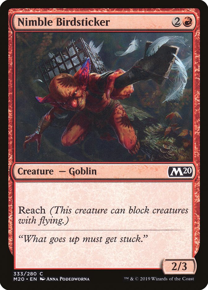 Nimble Birdsticker [Core Set 2020] (M20 333)