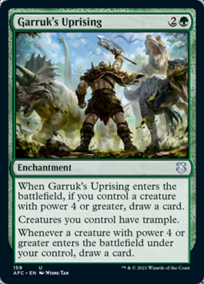 Garruk's Uprising [Dungeons & Dragons: Adventures in the Forgotten Realms Commander] (AFC 159)