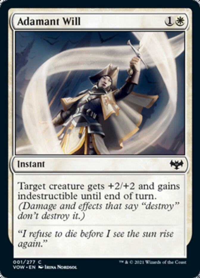 Adamant Will [Innistrad: Crimson Vow] (VOW 1)