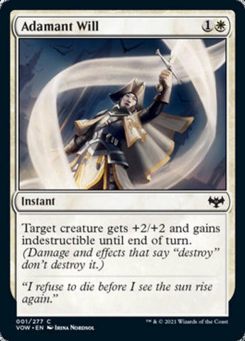 Adamant Will [Innistrad: Crimson Vow] (VOW 1)