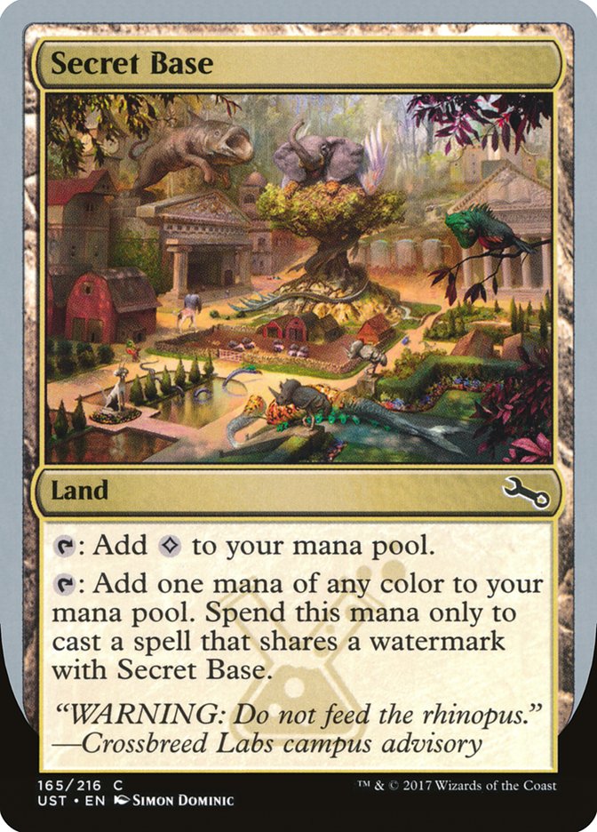 Secret Base [Unstable] (UST 165)