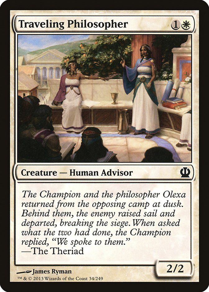 Traveling Philosopher [Theros] (THS 34)