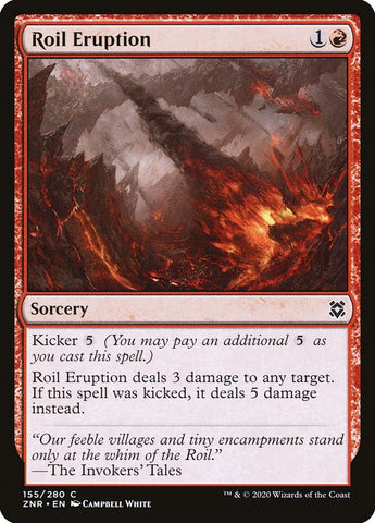 Roil Eruption [Zendikar Rising] (ZNR 155)