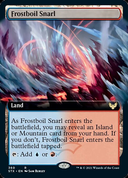 Frostboil Snarl (Extended) [Strixhaven: School of Mages] (STX 360)