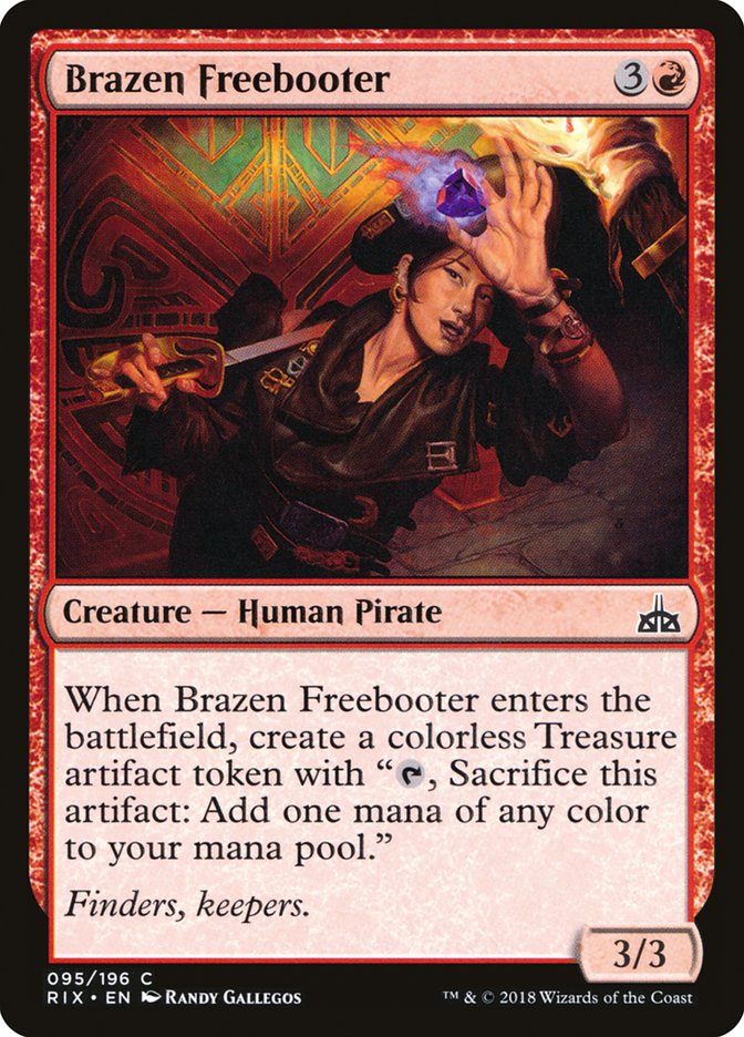 Brazen Freebooter [Rivals of Ixalan] (RIX 95)