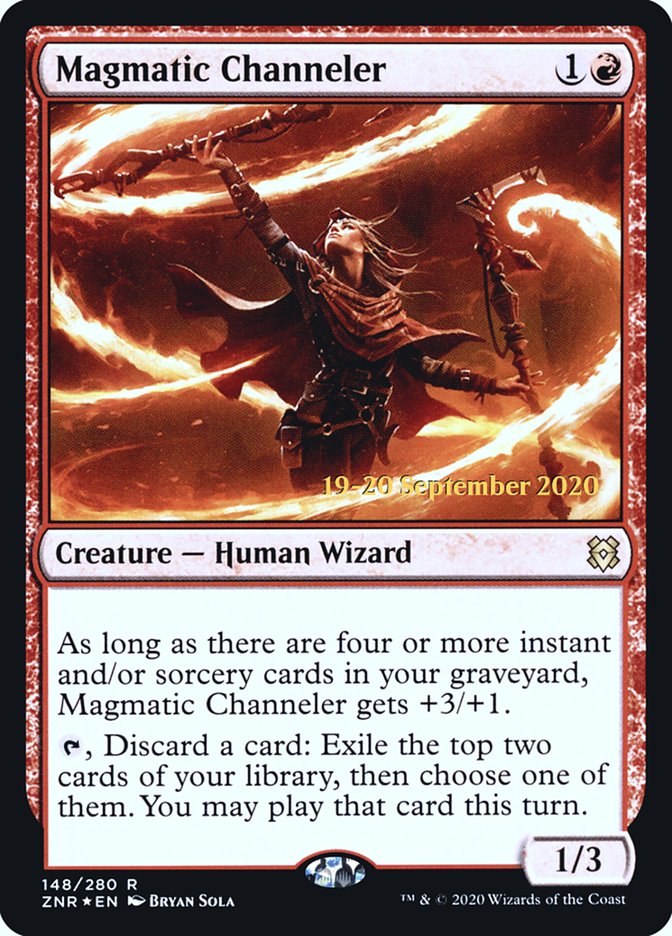 Magmatic Channeler  [Zendikar Rising Prerelease Promos] (PZNR 148S)