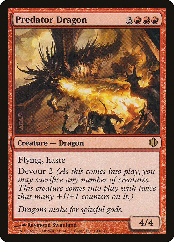 Predator Dragon [Shards of Alara] (ALA 109)