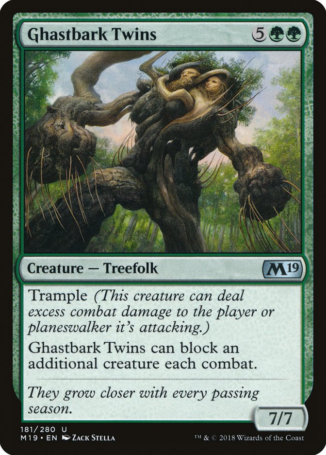 Ghastbark Twins [Core Set 2019] (M19 181)
