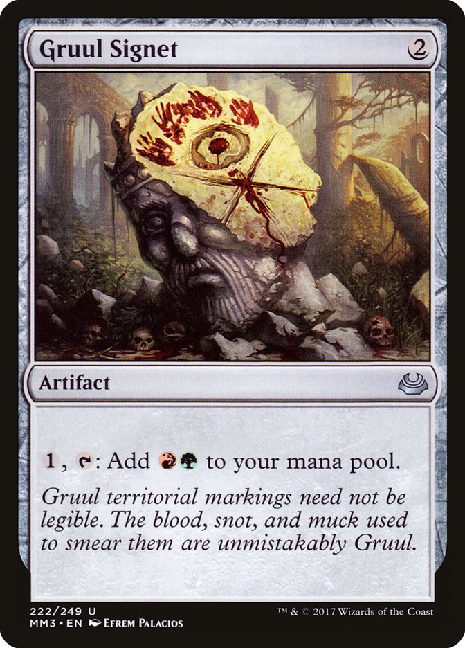 Gruul Signet [Modern Masters 2017] (MM3 222)
