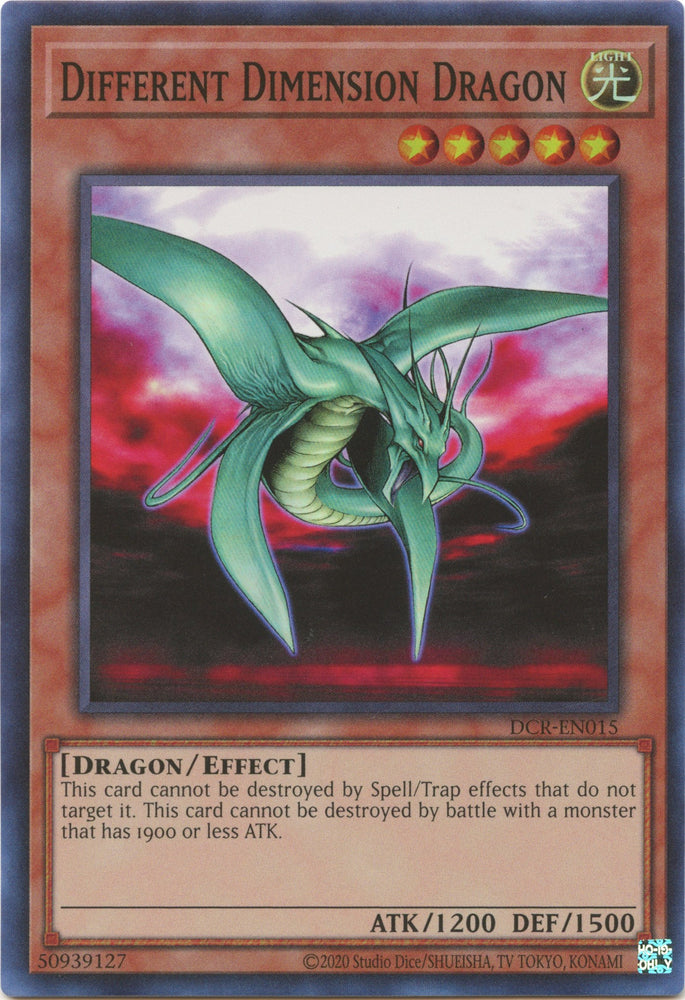 Different Dimension Dragon [DCR-EN015] Super Rare