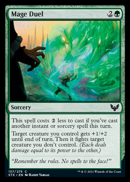 Mage Duel [Strixhaven: School of Mages] (STX 137)