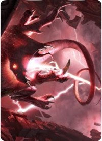 Thundering Rebuke Art Card [Zendikar Rising Art Series] (AZNR 68)