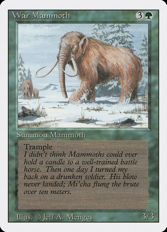 War Mammoth [Revised Edition] (3ED 228)
