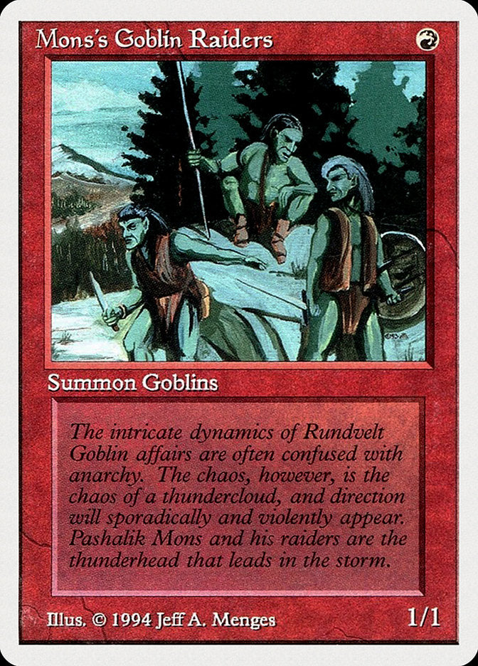 Mon's Goblin Raiders [Summer Magic / Edgar] (SUM 167)