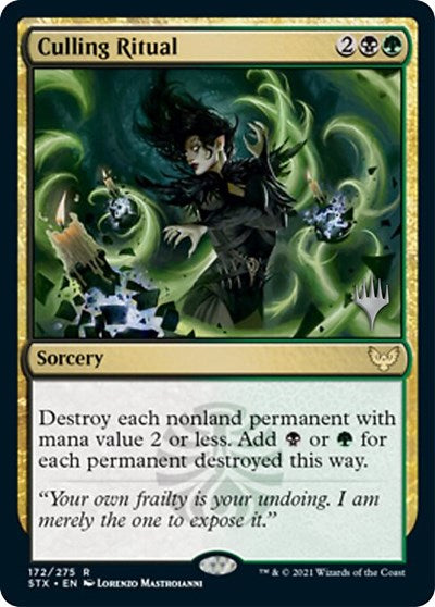 Culling Ritual (Promo Pack) [Strixhaven: School of Mages Promos] (PSTX 172)