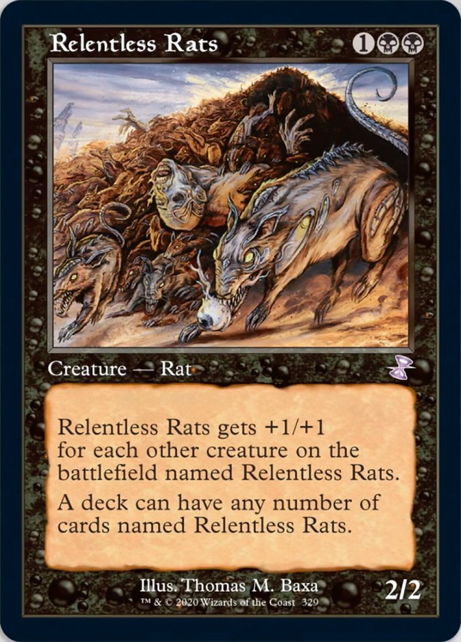 Relentless Rats (Timeshifted) [Time Spiral Remastered] (TSR 329)