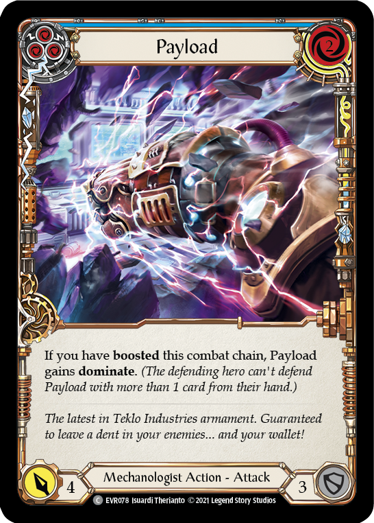 Payload (Blue) [EVR078] 1st Edition Rainbow Foil