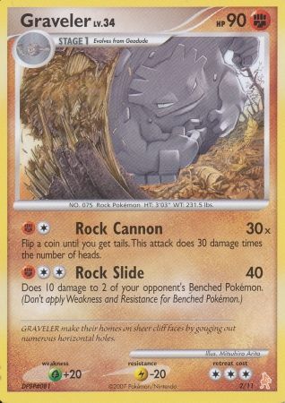 Graveler (2/11) [Diamond & Pearl: Trainer Kit]