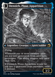 Dennick, Pious Apprentice // Dennick, Pious Apparition (Showcase Eternal Night) [Innistrad: Midnight Hunt] (MID 317)