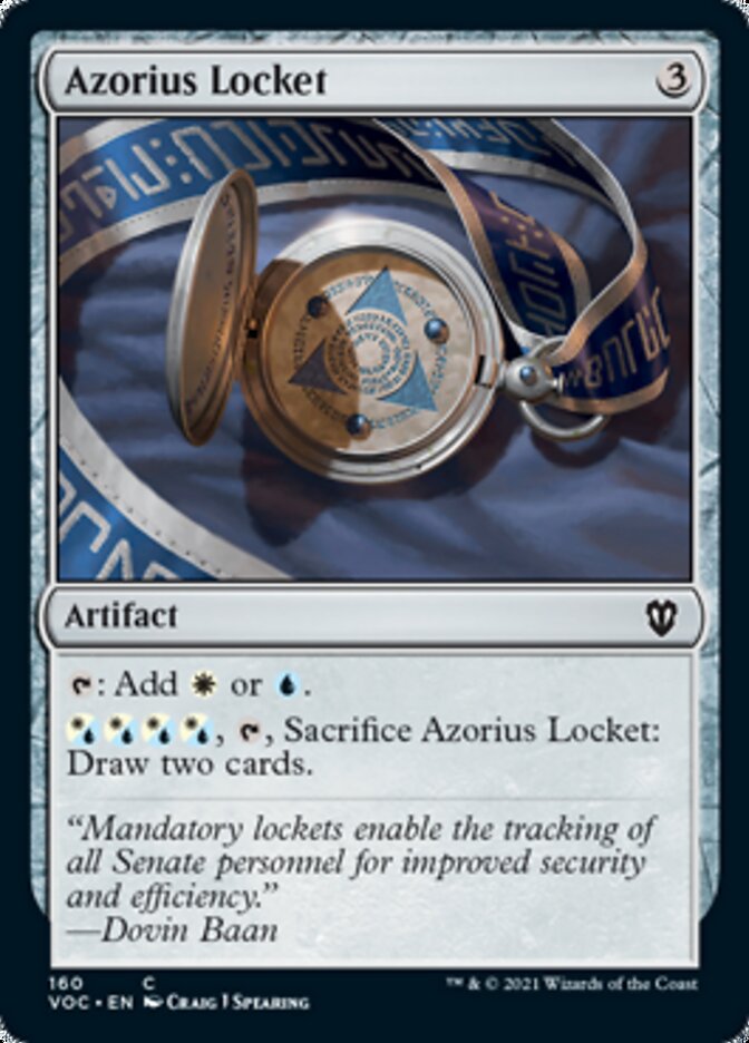 Azorius Locket [Innistrad: Crimson Vow Commander] (VOC 160)