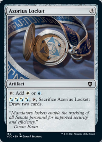 Azorius Locket [Innistrad: Crimson Vow Commander] (VOC 160)