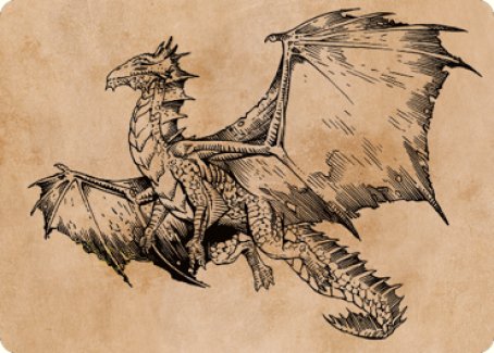 Ancient Bronze Dragon Art Card [Commander Legends: Battle for Baldur's Gate Art Series]