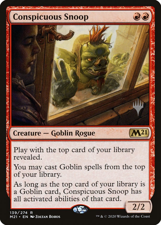 Conspicuous Snoop (Promo Pack) [Core Set 2021 Promos] (PM21 139P)