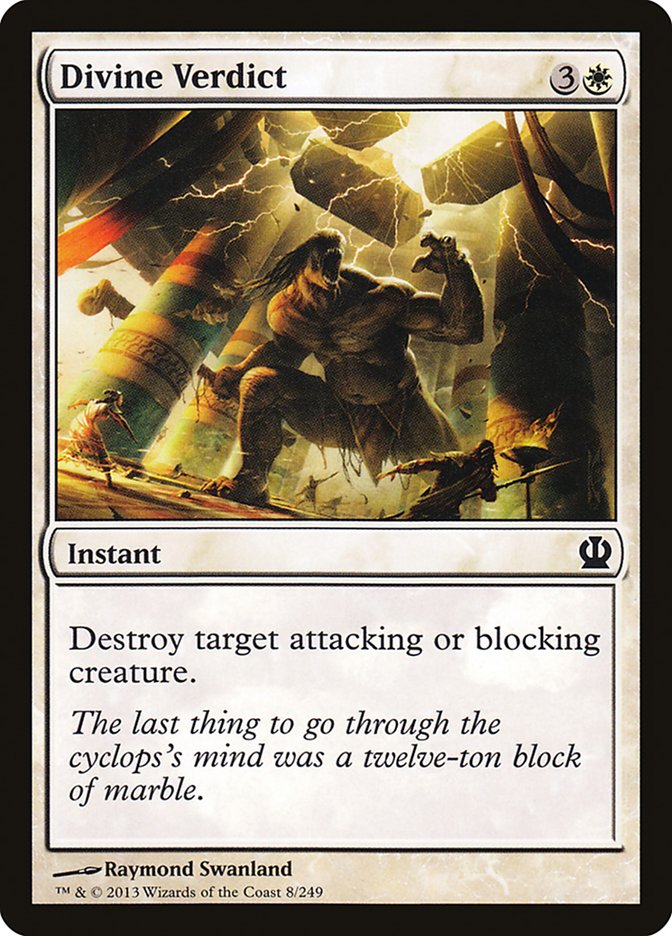 Divine Verdict [Theros] (THS 8)
