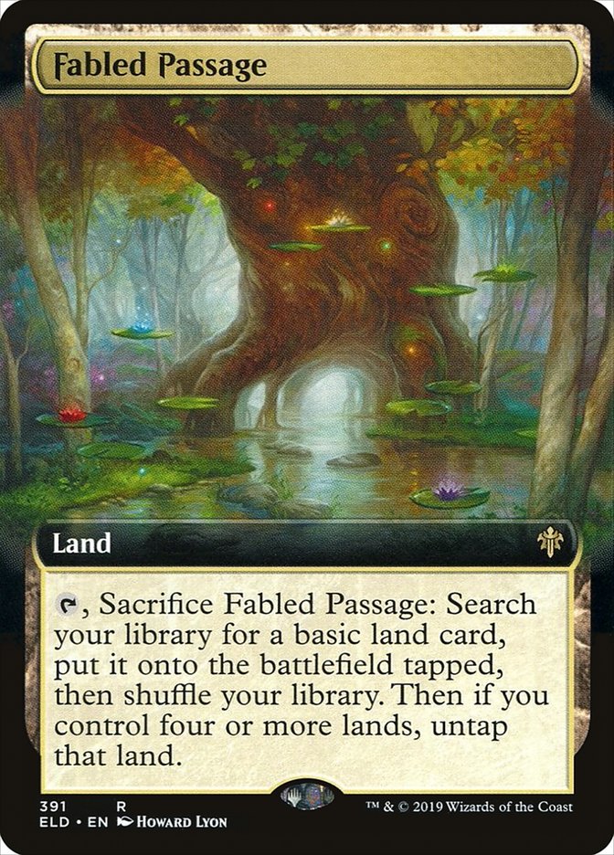 Fabled Passage (Extended Art) [Throne of Eldraine] (ELD 391)