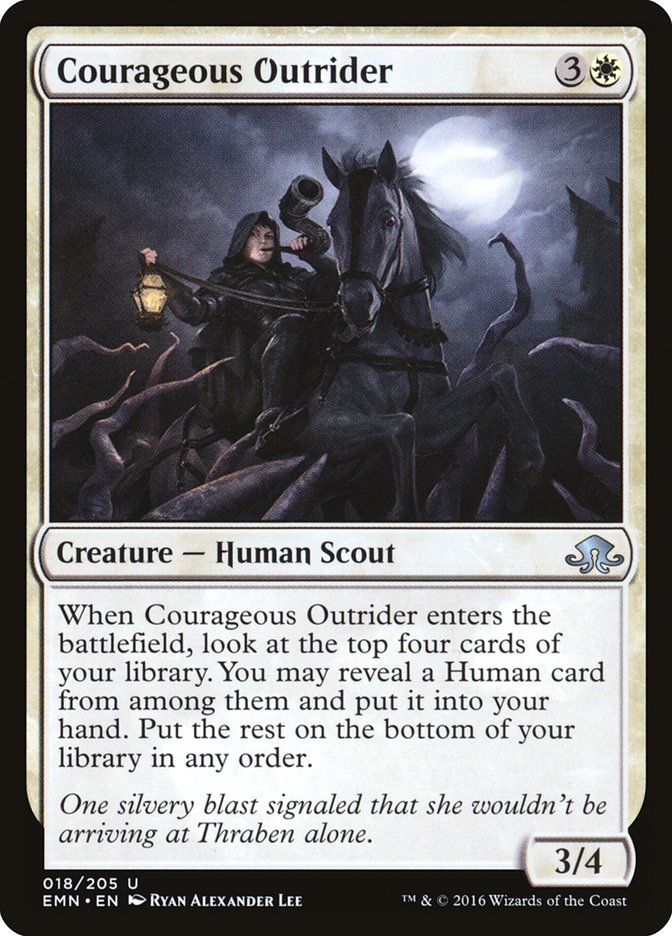 Courageous Outrider [Eldritch Moon] (EMN 18)