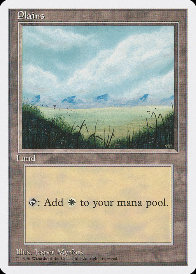 Plains (No Trees, Signature on Bottom Right) [Introductory Two-Player Set] (ITP 53)