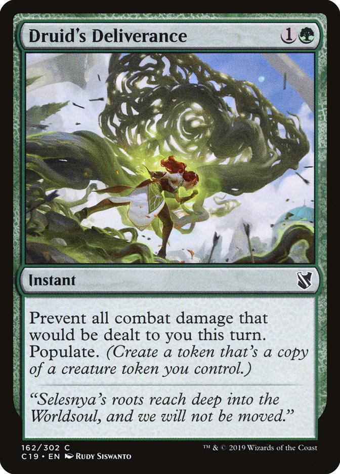 Druid's Deliverance [Commander 2019] (C19 162)