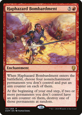 Haphazard Bombardment [Dominaria] (DOM 131)
