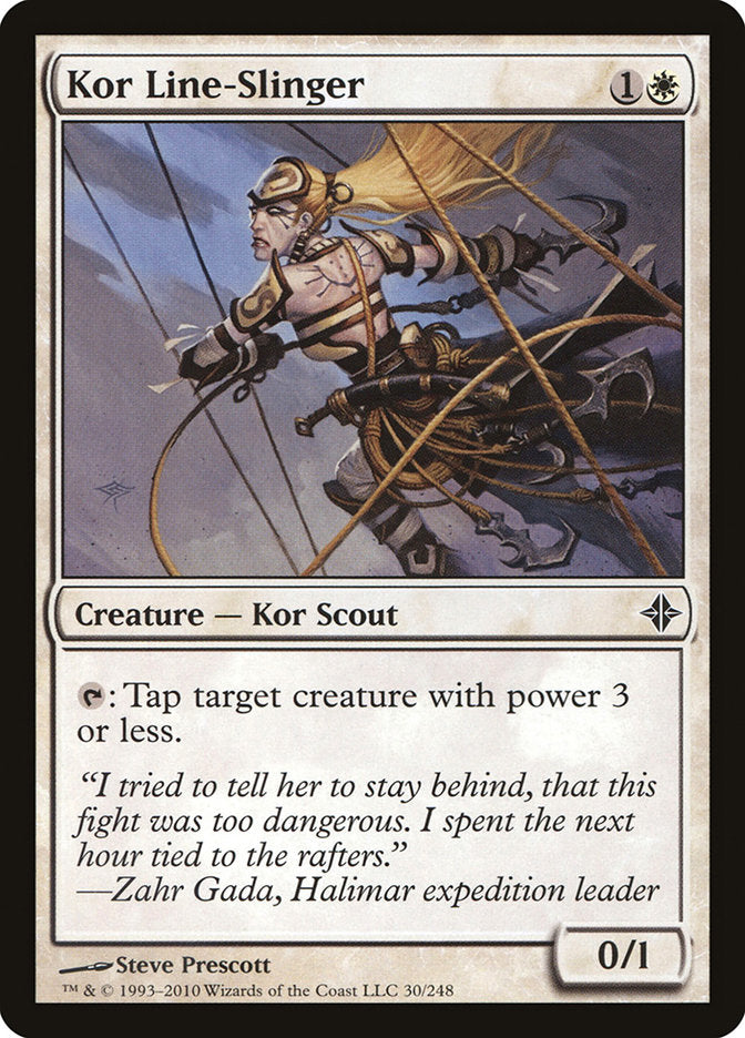 Kor Line-Slinger [Rise of the Eldrazi] (ROE 30)