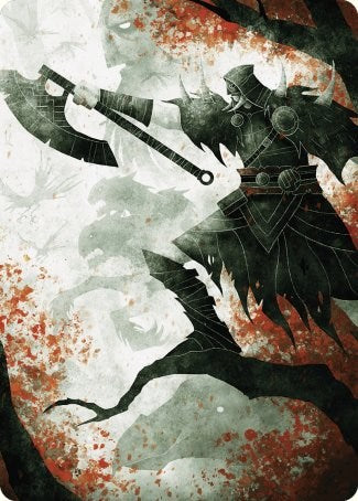 Garruk's Uprising Art Card [Wilds of Eldraine Art Series]