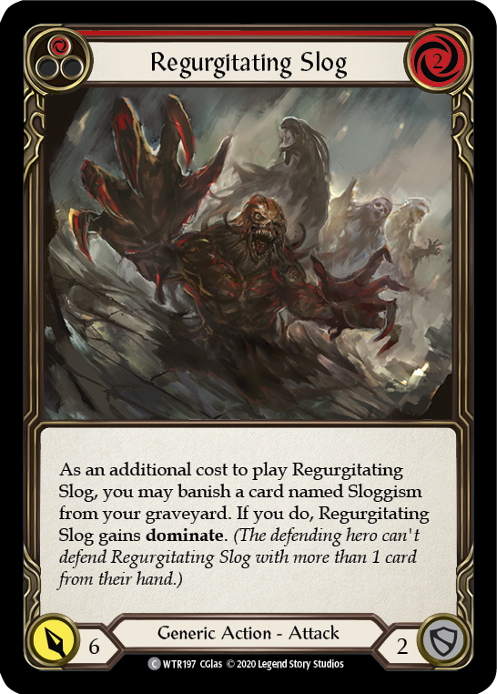 Regurgitating Slog (Red) [WTR197] Unlimited Rainbow Foil